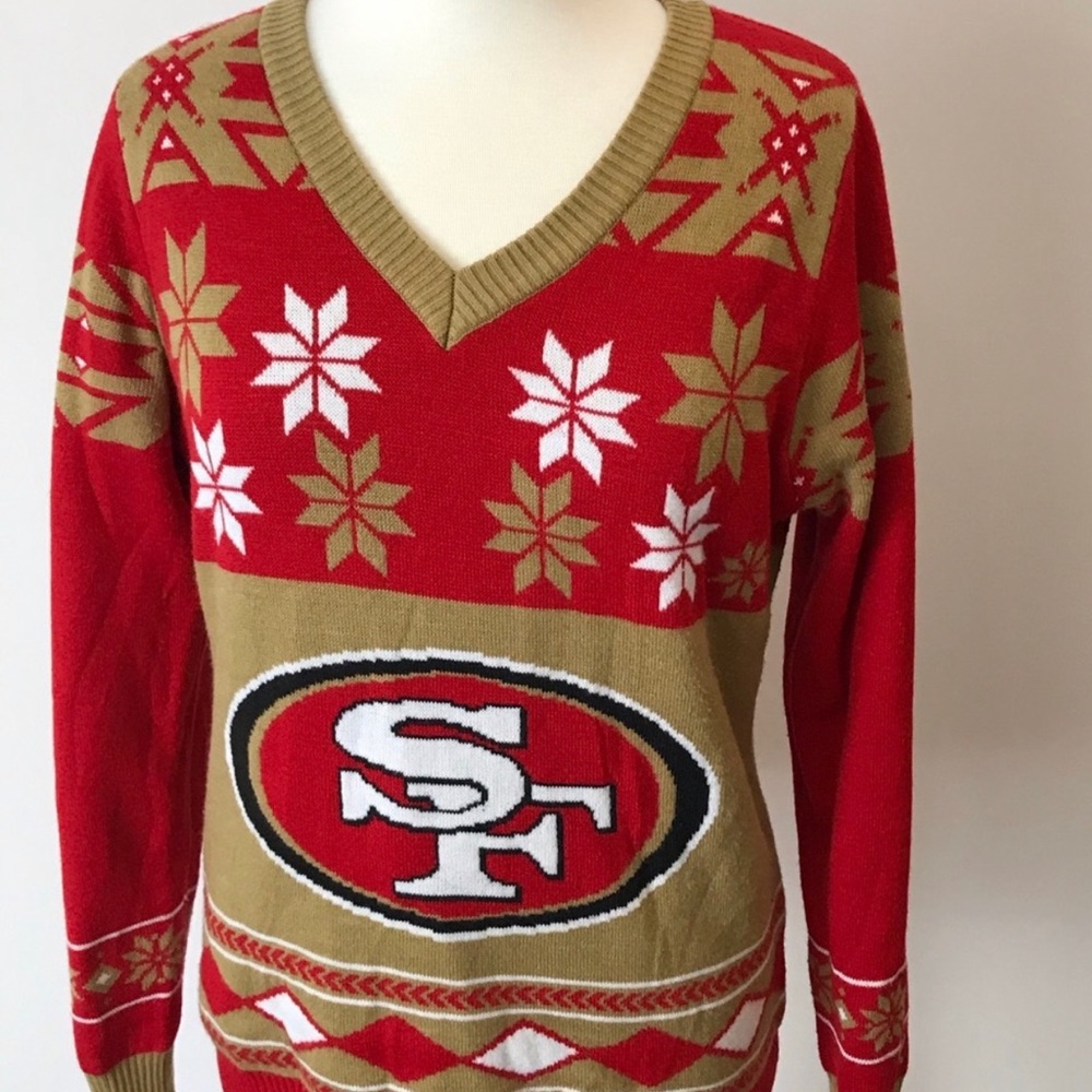 San Francisco 49ers Women Holiday Ugly Sweater